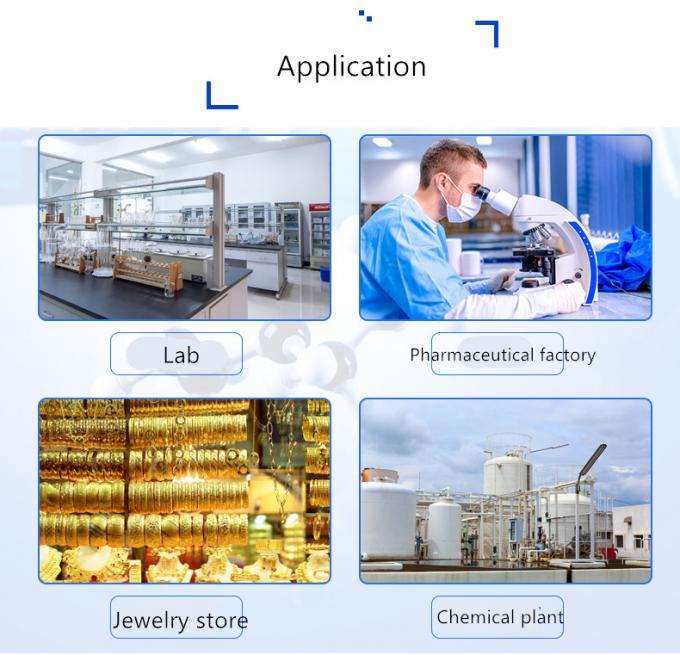 de Hoge Precisie Gouden Juwelen van 1200-10200g 0.01g het Wegen Schaal Elektronisch Analytisch Tellend Saldo 10